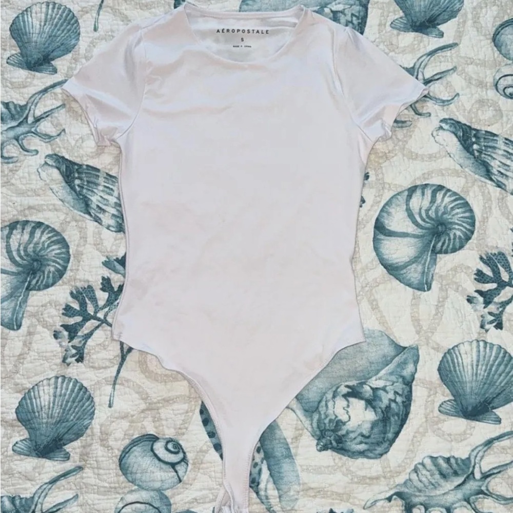 White Aeropostale Bodysuit